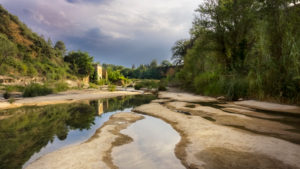 Rivière La Nielle at Saint Laurent de la Cabrerisse. Rivière La Nielle at Saint Laurent de la Cabrerisse.